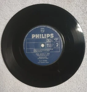 ELIS REGINA con ZIMBO TRIO ZAMBI 7" Vinyl Record 1965 Brazil Import RARE VG+ - Picture 1 of 4