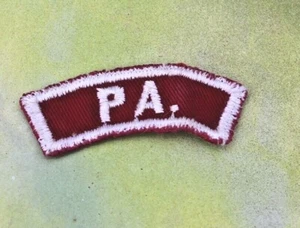 De Colección Boy Scout BSA Tira de Arco Rojo y Blanco PA. PARCHE NUEVO ENVÍO GRATUITO! - Imagen 1 de 2