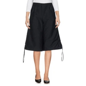 Renli Sue Womens Black Bermuda Oversized New Lagenlook Ruched Bottom Short Small - Picture 1 of 11