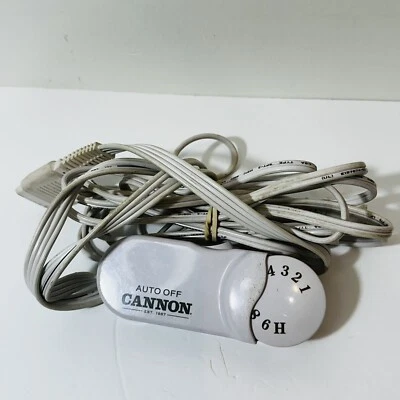 Cannon Auto Off TC13BA Electric Heated Blanket Controller Power 4-Prong Cord - Image 1 of 4