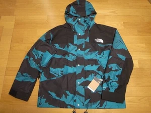 THE NORTH FACE 86 RETRO MOUNTAIN JACKET HARBOR BLUE MOUNTAIN PEAK PRINT 1986 XL - Picture 1 of 10