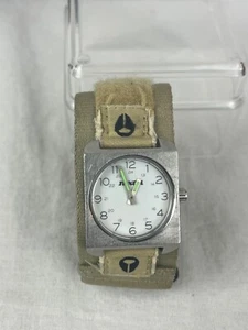 Ladies Nixon "Good To Go The Recruit" Square Stainless Steel White Quartz Watch - Picture 1 of 6