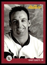1991 Studio #25 Gary Gaetti California Angels