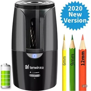 Grande temperamatite elettrico automatico resistente cancelleria USB matite - Foto 1 di 14