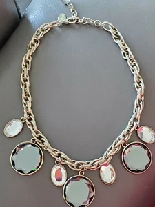White House Black Market Glass necklace Retail $99 Brand New - Picture 1 of 7