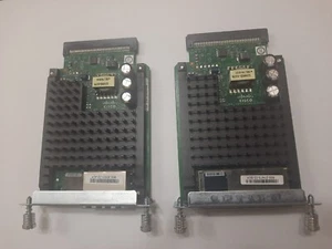 Set of 2 Genuine Cisco VIC3-2 & 4FXS/DID 2 & 4-Ports Voice Fax Interface Cards - Picture 1 of 16