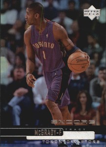 1999-00 Upper Deck Encore Toronto Raptors Basketball Card #81 Tracy McGrady