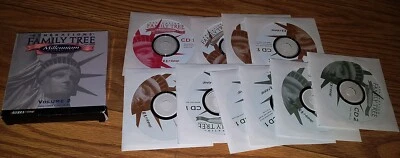 Generations Family Tree Millennium Collection Volume 2 CD 12-21 PC Software Sier - Image 1 of 3