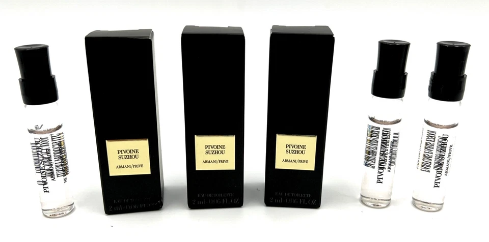 Lote de 3: Giorgio Armani Prive Pivoine Suzhou Eau de Toilette 2 ml * 3 = 6 ml en total Foto 1 de 1