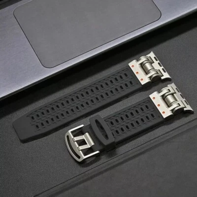 Correa deportiva de silicona para Apple Watch Ultra 321 SE 11/10/9/8/7/6/5 42/44/45/49 mm Foto 1 de 4