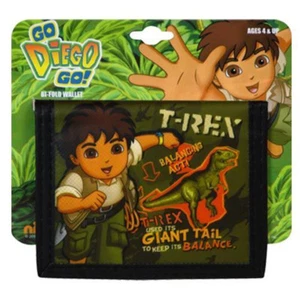 Wallet Bifold Non-Woven Nickelodeon Diego & T-Rex Kid Party Favor New - Picture 1 of 1