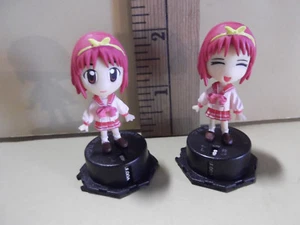 #B245 Unknown Anime Two 2.25"in Mini Redheads Dressed Red/White School Outfits - Picture 1 of 6