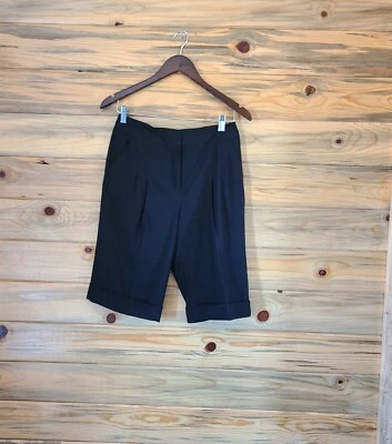 Larry Levine Black Stretch Shorts Ladies Size 4 - Image 1 of 4