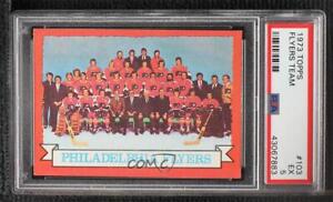 1973-74 Topps Philadelphia Flyers Team #103 PSA 5