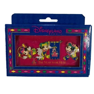 Vintage 2002’ Disneyland Paris (The Year To Be Here) 3er Set Mickey Mouse 5 Jahre - Bild 1 von 4