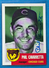 1953 TOPPS #295 PHIL CAVARRETTA 1991 ARCHIVES NM-MT AUTOGRAPHED JSA CERTIFIED