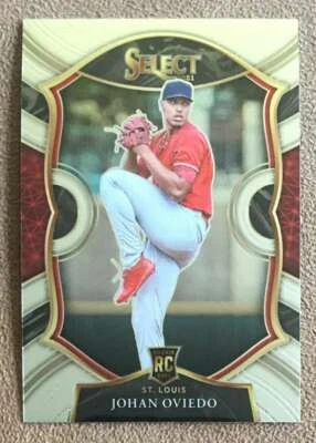 2021 Panini Select Concourse Johan Oviedo Rookie St. Louis Cardinals #41 - Image 1 of 2