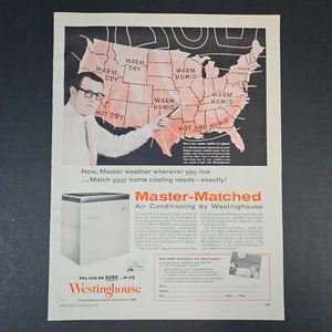1957 Westinghouse Master-Matched Klimaanlage Vintage Print Ad Staunton VA - Bild 1 von 6