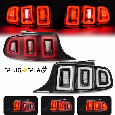 Luces traseras LED lámparas de freno con secuencial izquierda+derecha para Ford Mustang 2013-2014 Foto 1 de 4