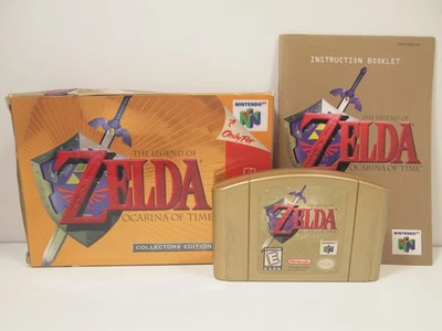 Legend of Zelda Ocarina of Time Edición Coleccionista Nintendo 64 N64 Completo En Caja Original Foto 1 de 4