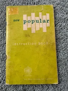 Original Ford Popular Instruction Book 1960 - Picture 1 of 2