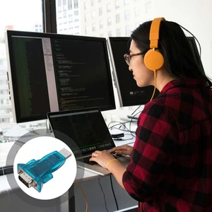 USB Zu Serienkabel Adapter Für Serielle Schnittstelle Serienadapter - Afbeelding 1 van 12