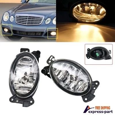 Right & Left Side Front Fog Light Set Of 2 For MERCEDES-BENZ C350 2008-2011 — 第 1/4 张图片