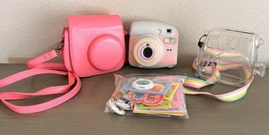 Fujifilm Instax Mini 9 Instant Film Camera - Flamingo Pink with Case & Acc.’s - Picture 1 of 19