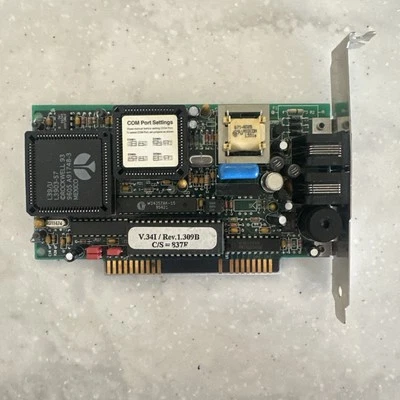 Zoom Telephonics V.34 PCI 56K Modem – Vintage Dial-Up Internet Card – Retro PC - Image 1 of 4