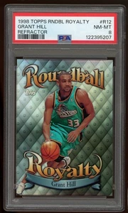 1998-99 Topps Roundball Royalty Grant Hill #R12 Refractor PSA 8 Pistons HOF - Bild 1 von 2