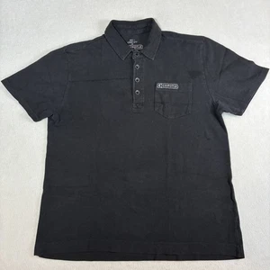 Chipotle schwarzes Poloshirt Herren L Loomstate Top Mitarbeiter Uniform Arbeit Sammlerstück - Bild 1 von 8