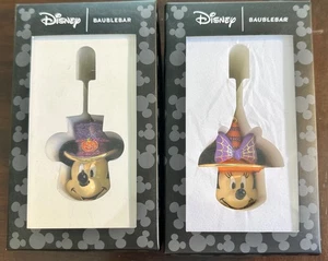 Disney Baublebar Mickey und Minnie Mouse Halloween Hexe Schlüsselanhänger Taschenanhänger Neu - Bild 1 von 4