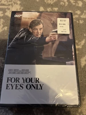 For Your Eyes Only (DVD, 1981) New Sealed Roger Moore James Bond 007 Spy Flick Foto 1 de 2