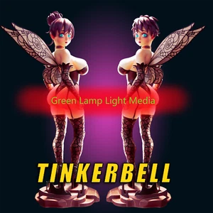 Modelo de fantasía de resina a prueba de artista hada gótica Tinkerbella impreso en 3D coleccionable - Imagen 1 de 11
