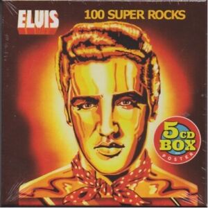 ELVIS PRESLEY 100 SUPER ROCKS   5 cd box set  (NEW / SEALED) AUSTRALIA EDITION