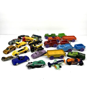 Lot Of  25 Vintage Cars Trucks Hot Wheels Maisto TootsieToy - Picture 1 of 24