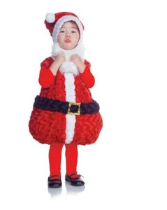 UNDERWRAPS BELLY BABIES SANTA KID'S HALLOWEEN COSTUME 26086 LARGE 2T-4T NEW - Picture 1 of 1