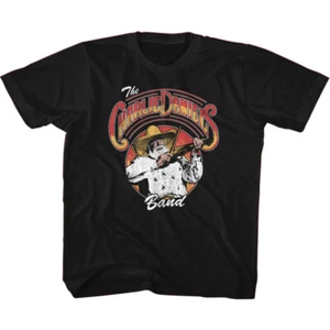 The Charlie Daniels Band Charlie Rocking The Fiddle Youth T Shirt Country Rock - Picture 1 of 3