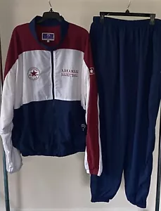 Traje de sudor para hombre Arkansas Razorbacks equipo de baloncesto Converse emitido talla XL - Imagen 1 de 12