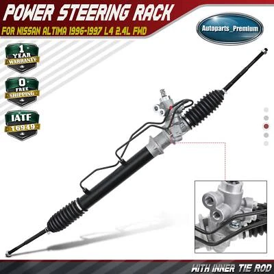 1x Conjunto de cremallera y piñón de dirección asistida para Nissan Altima 1996-1997 L4 2,4 L tracción delantera Foto 1 de 4