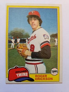 1981 TOPPS ROGER ERICKSON #434 NM - Picture 1 of 1