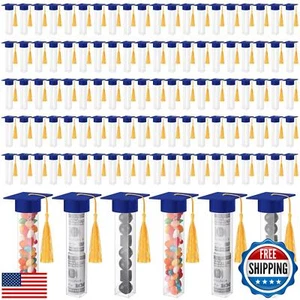 Leinuosen 100 Set 2025 Graduation Gumball Tubes Graduation Party Favors Inclu - Picture 1 of 5