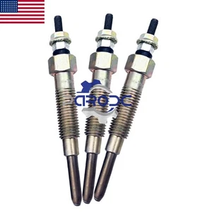 3 pcs 6825 Glow Plug 15204-65511 1520465511 for Kubota Engine - Picture 1 of 5