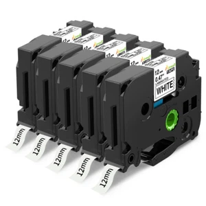 Cinta fabricante de etiquetas 5 piezas TZe-231 TZ231 12 mm compatible con Brother P-Touch D200 D450 - Imagen 1 de 9