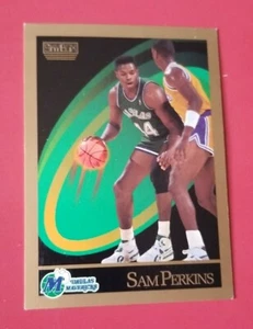 1990-91 SkyBox Dallas Mavericks Basketball Card #66 Sam Perkins SP - Picture 1 of 2