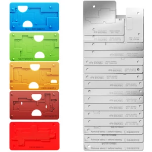 JTX 24 IN 1 Middle Layer Reballing Stencil Platform Set for iphone X -15 Series - Picture 1 of 9