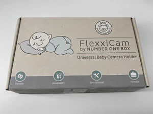 Soporte universal para cámara para bebé FlexxiCam por caja número uno 33,5" blanco y azul - Imagen 1 de 3