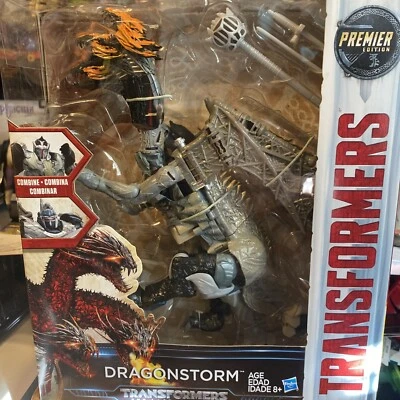 TRANSFORMERS THE LAST KNIGHT PREMIER EDITION LEADER CLASS DRAGONSTORM COMBINER - Image 1 of 4