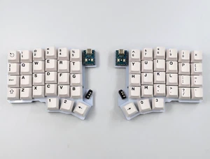 Silakka54 Split Custom Mechanical Keyboard Holy Panda Lubed GMK BOW - Picture 1 of 11