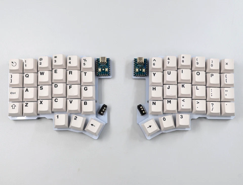 Silakka54 Split Custom Mechanical Keyboard Holy Panda Lubed GMK BOW - Image 1 of 4